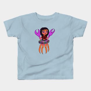 Zodiac Cancer Girl Kids T-Shirt